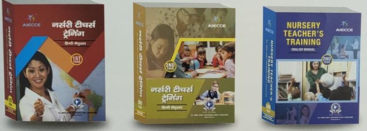Nursery Teacher's Training study books in Hindi and English