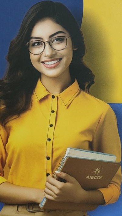 Smiling nursery teacher holding books